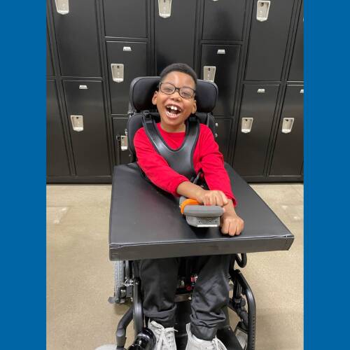 GVSU Power Mobility Project tests a new device that could give children in wheelchairs greater autonomy.